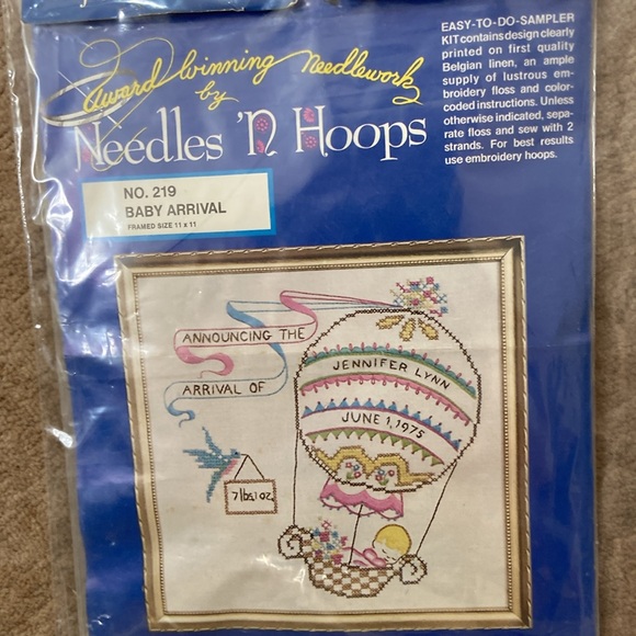 10 stitchery kits vintage samplers cross stitch crewel embroidery - Picture 12 of 12